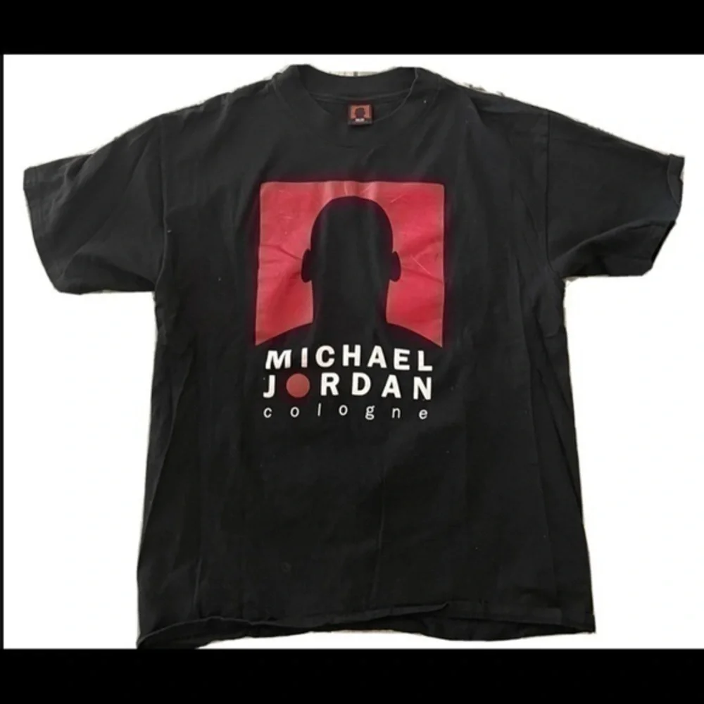 Vintage Michael Jordan Cologne Promo shirt Black 1999